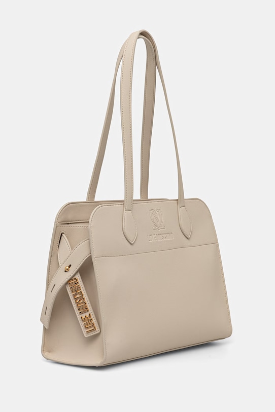 Love Moschino torebka shopper damska z imitacji skóry JC4272PP0OKI0110 beżowy SS26