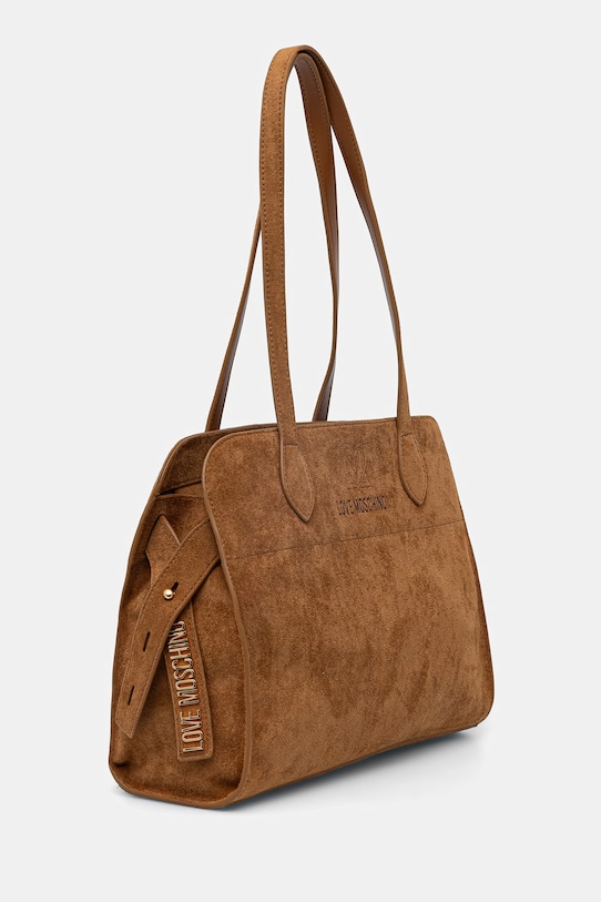 Love Moschino Torebka shopper damskie JC4272PP0OKJ0200 brązowy SS26
