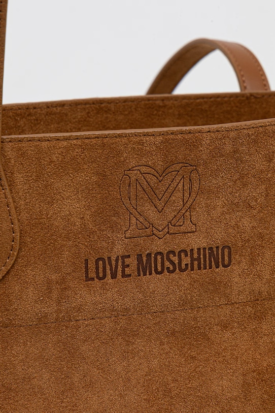Love Moschino Torebka shopper damskie brązowy JC4272PP0OKJ0200