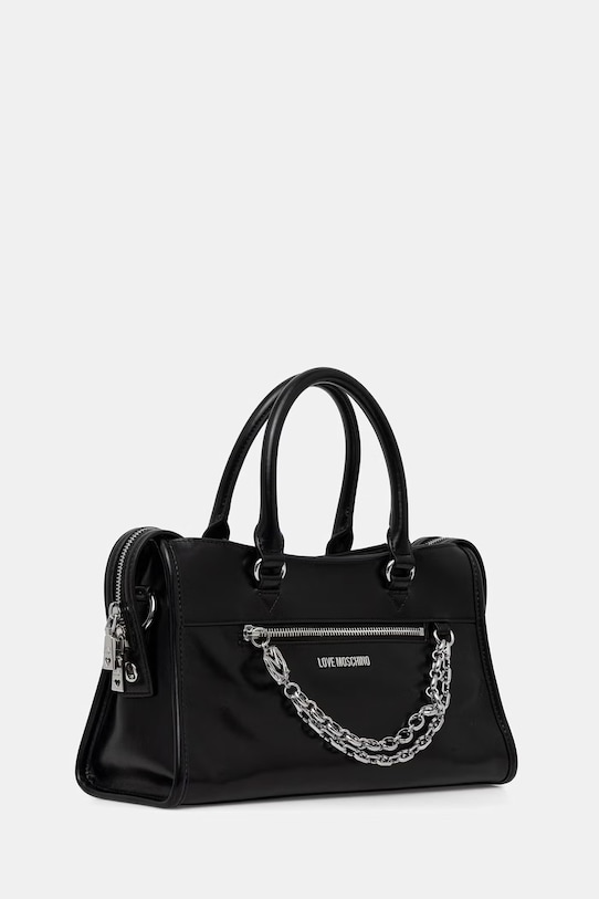 Love Moschino torebka damska skórzana JC4277PP0OK1100A czarny SS26