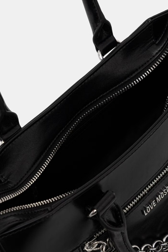 Love Moschino torebka damska skórzana JC4277PP0OK1100A czarny