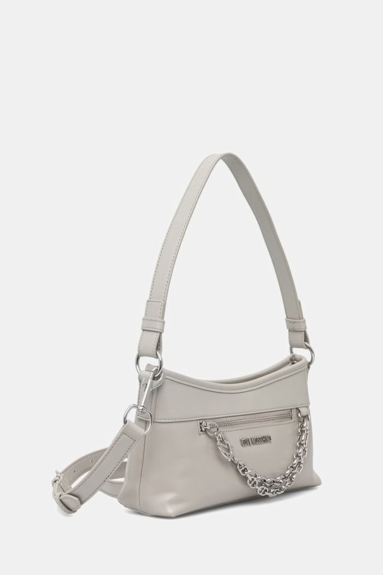 Love Moschino torebka damska z imitacji skóry JC4278PP0OK1110A szary SS26