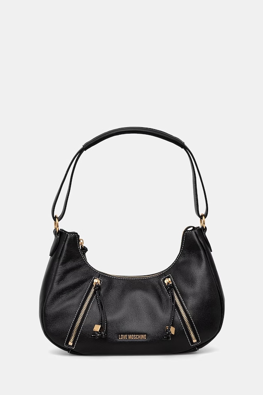 Love Moschino torebka rogal damska skórzana czarny JC4281PP0OK1300A