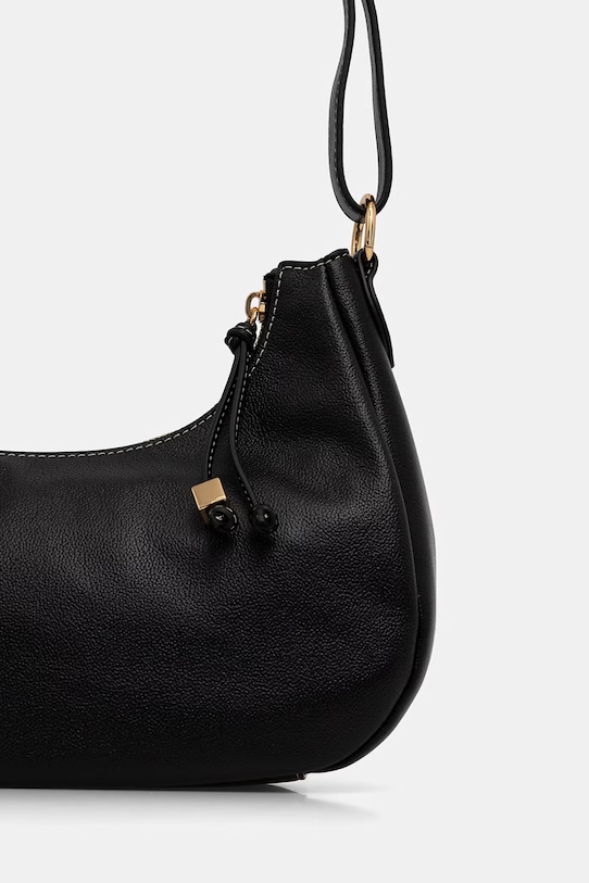 Akcesoria Love Moschino torebka rogal damska skórzana JC4281PP0OK1300A czarny