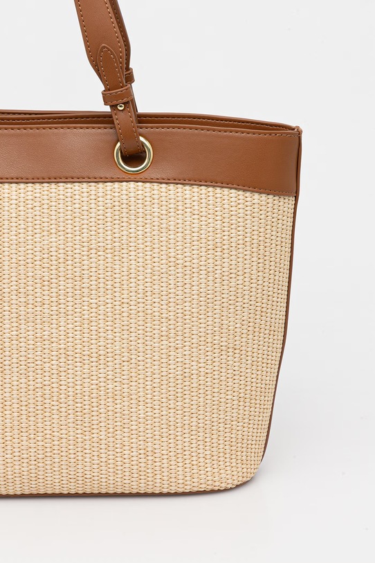 Akcesoria Love Moschino torebka shopper damska JC4340PP0OKN110A beżowy