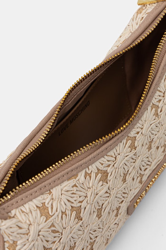 Love Moschino torebka damska z imitacji skóry JC4346PP0OKS120A beżowy