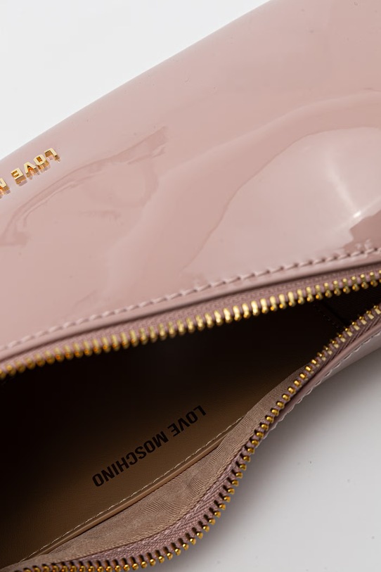 Love Moschino torebka bagietka damska z imitacji skóry JC4390PP0OKE2600 różowy