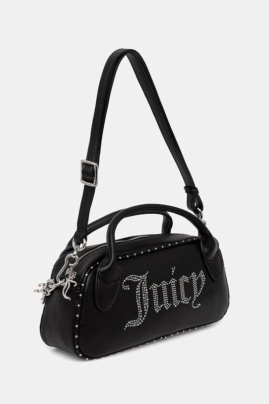 Juicy Couture torebka crossbody damska z imitacji skóry KIMBERLY BEJQL9919WVP czarny SS26