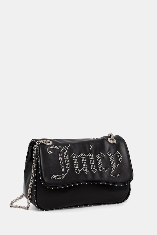 Juicy Couture torebka crossbody damska z imitacji skóry KIMBERLY BEJQL8798WVP czarny SS26