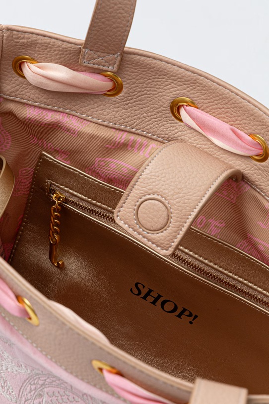 Juicy Couture torebka shopper damska DAYDREAMER różowy BIJD08674WC2