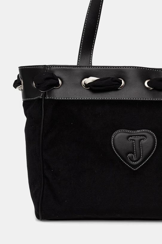 Akcesoria Juicy Couture torebka shopper damska bawełniana DAYDREAMER BEJD09883WC2 czarny