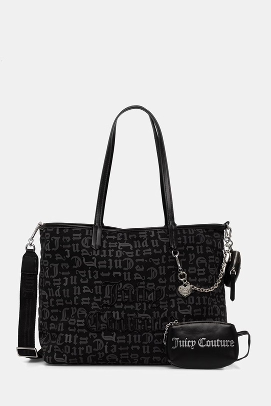 Juicy Couture torebka tote damska CAROL REVERSIBLE czarny BEJ2699A4WZC