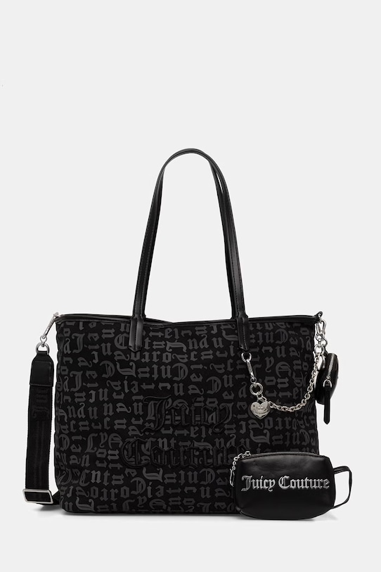 Juicy Couture torebka tote damska CAROL REVERSIBLE czarny BEJ2699A4WZC