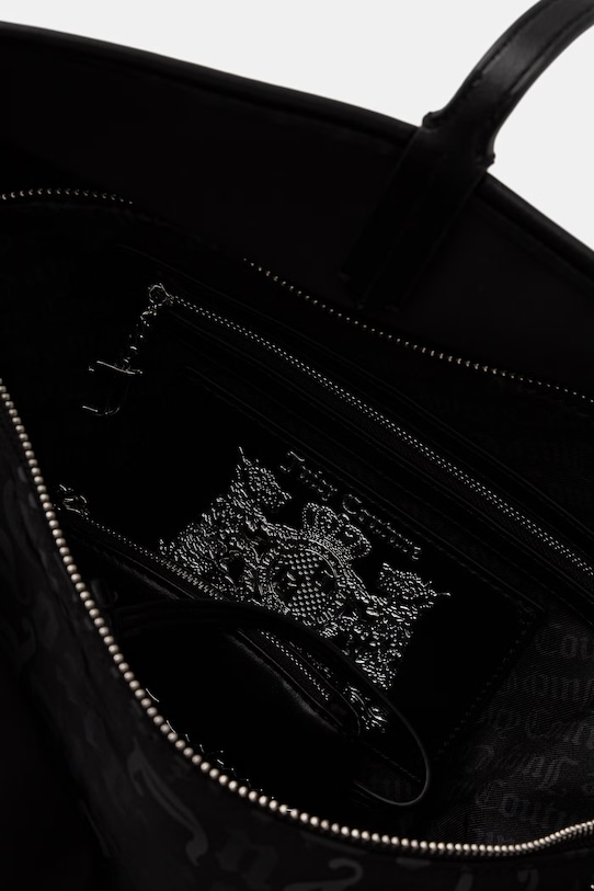 Juicy Couture torebka tote damska CAROL REVERSIBLE czarny BEJ2699A4WZC