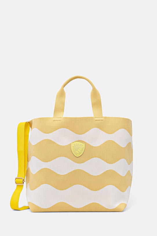 Blauer torebka shopper damska żółty BASKET01