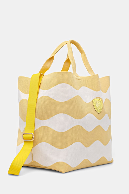 Blauer torebka shopper damska BASKET01 żółty SS26