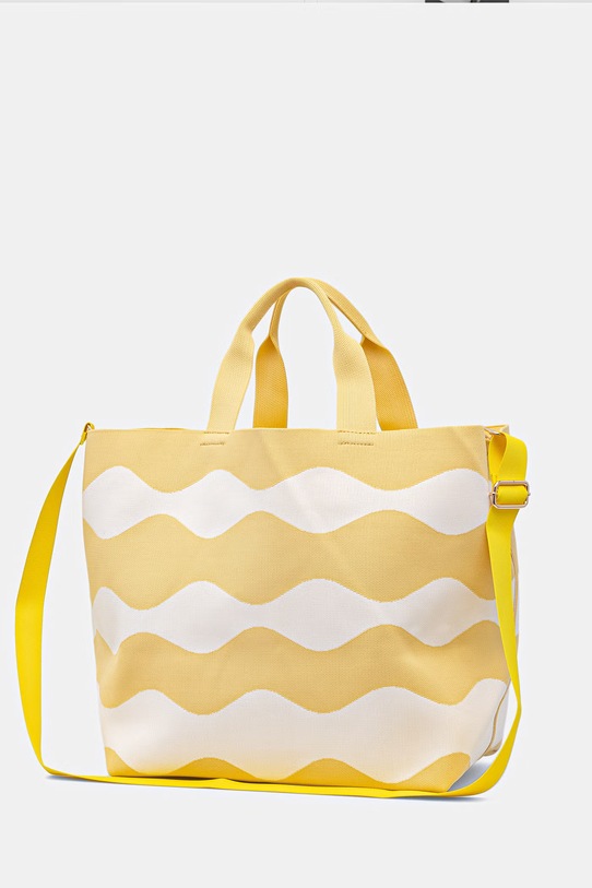 Akcesoria Blauer torebka shopper damska BASKET01 żółty