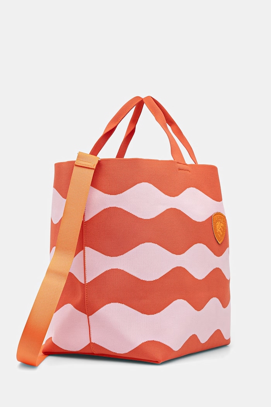 Blauer torebka shopper damska BASKET01 pomarańczowy SS26