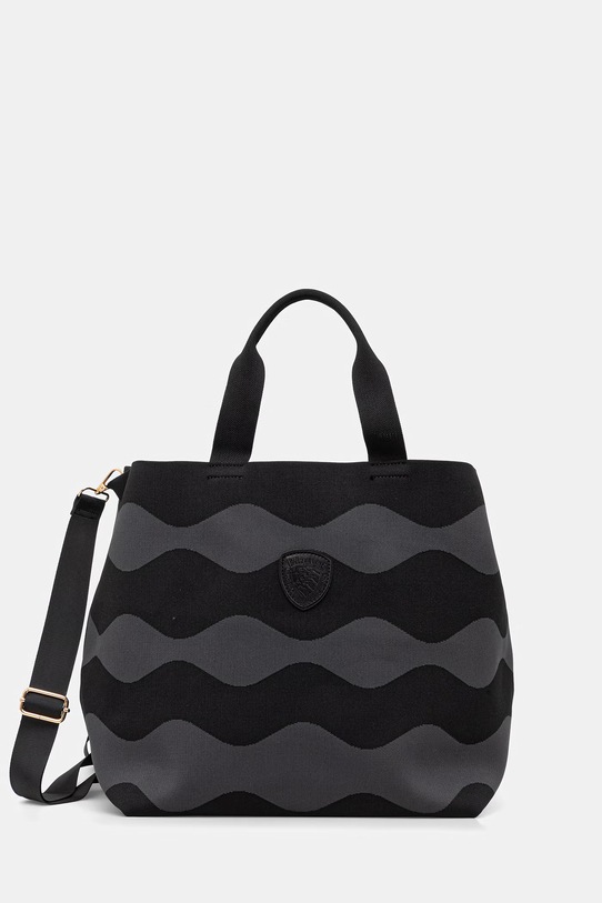Blauer torebka shopper damska BASKET01 czarny SS26