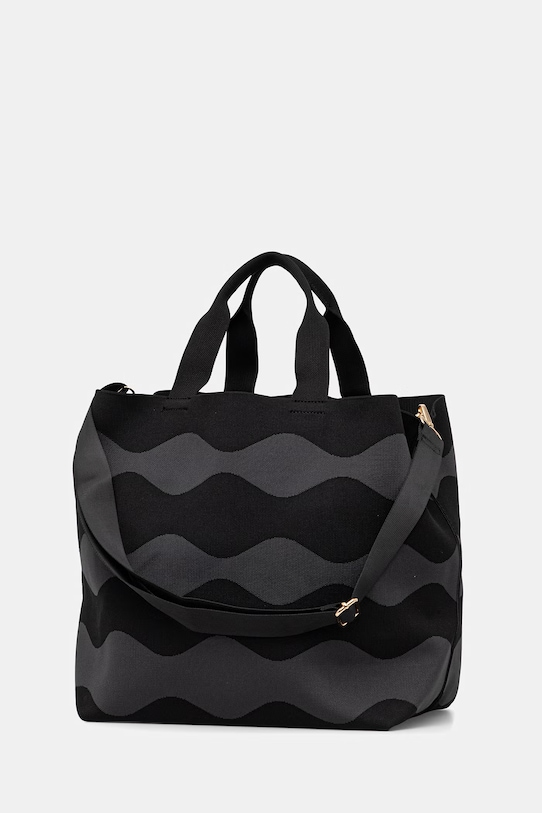 Blauer torebka shopper damska czarny BASKET01