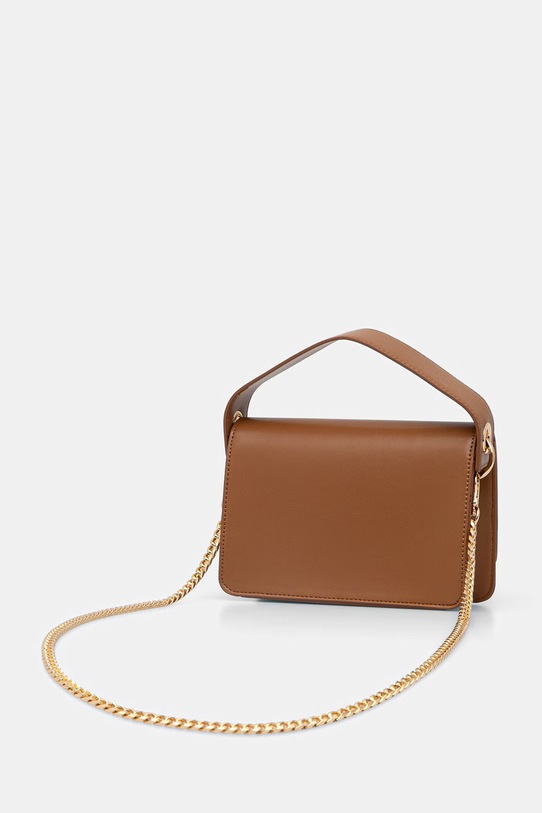 Akcesoria Blauer torebka crossbody damska z imitacji skóry MINPU02 brązowy