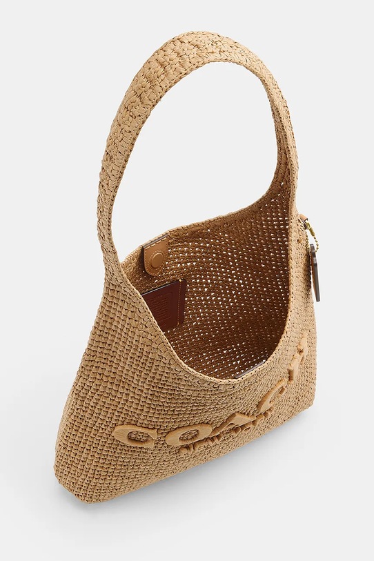 Coach torebka damska skórzana Brooklyn Shoudler Bag 28 CDU75 beżowy