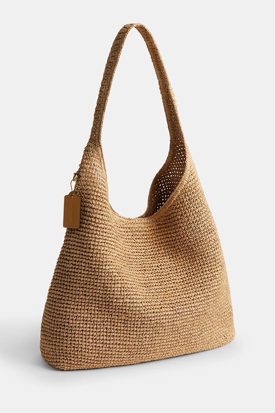 Akcesoria Coach torebka damska Brooklyn Shoulder Bag 39 CDU76 beżowy