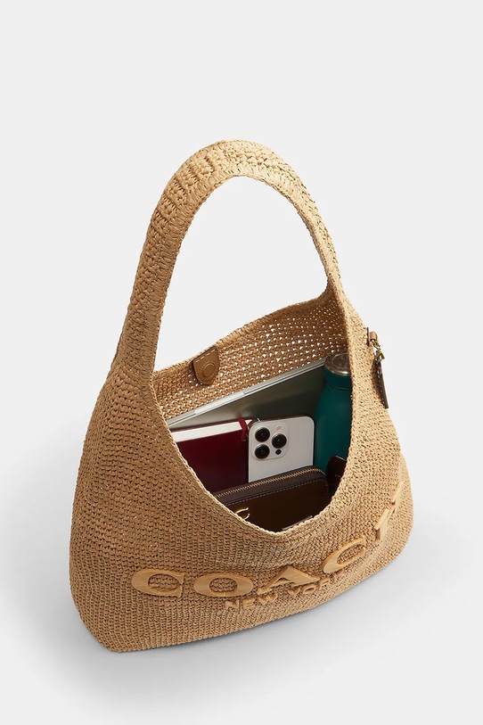 Coach torebka damska Brooklyn Shoulder Bag 39 beżowy CDU76