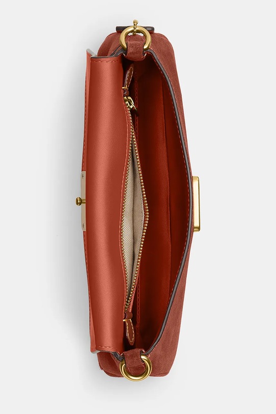 Coach сумка крос-боді жіноча замшева Suade Jet Shoulder Bag CDZ74 коричневий