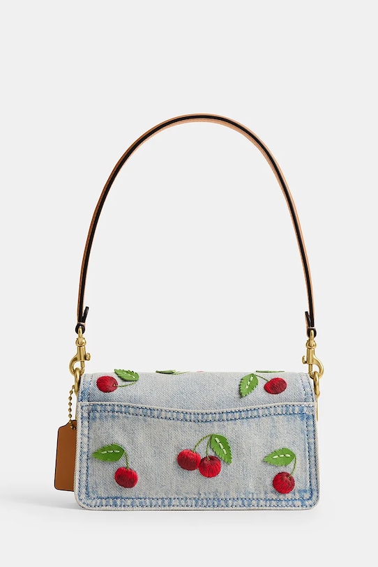 Coach χιαστί Γυναικεία δερμάτινη Cherry Embroidered Denim Tabby 20 CDZ33 μπλε SS26