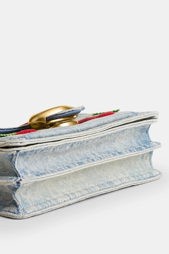 Coach сумка crossbody женская кожаная Cherry Embroidered Denim Tabby 20 CDZ33