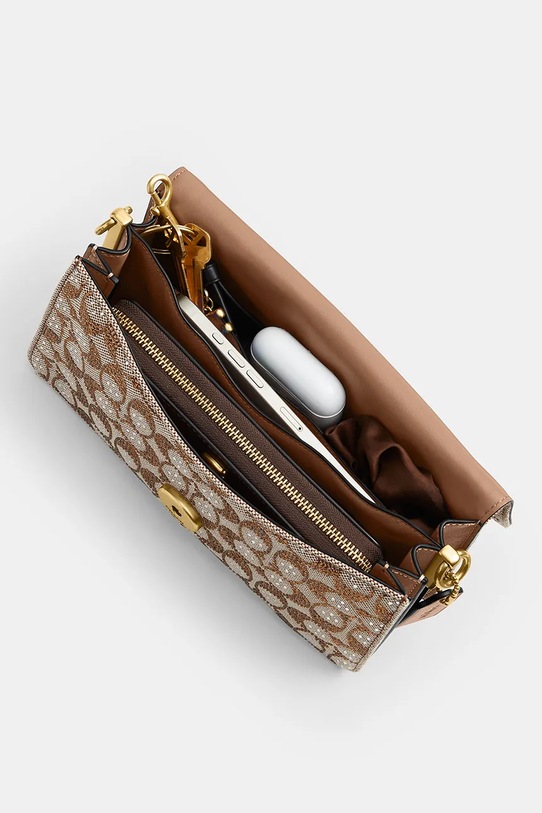 Coach сумка кроссбоди женская кожаная Tabby 26 CDZ34 коричневый