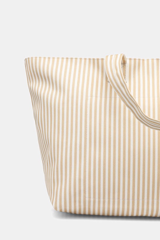 Аксесуари Lacoste сумка-тоут жіноча бавовняна NU5244PB бежевий