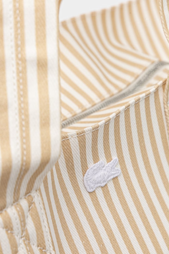 Lacoste сумка-тоут жіноча бавовняна бежевий NU5244PB