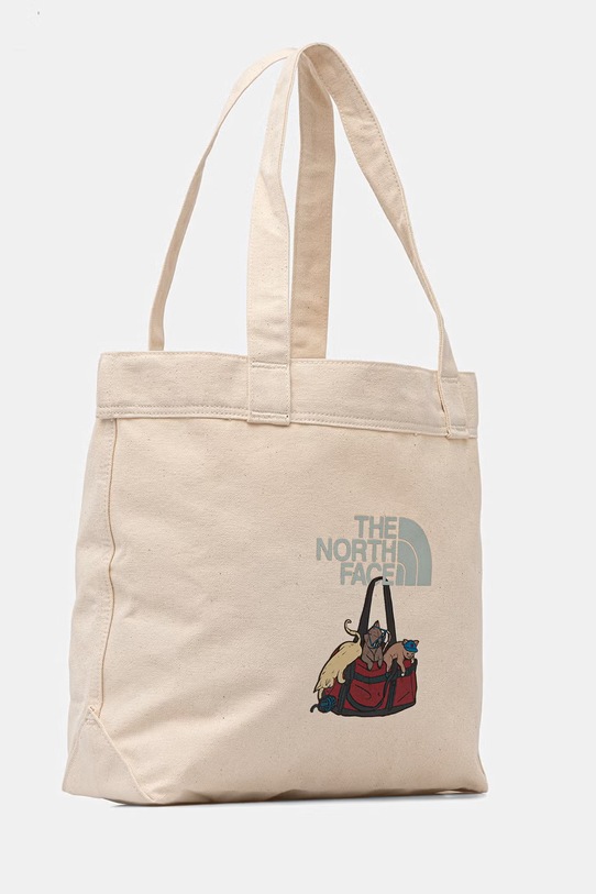 The North Face torebka tote damska bawełniana COTTON TOTE NF0A3VWQPDZ1 beżowy SS26