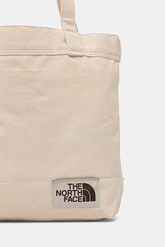 Akcesoria The North Face torebka tote damska bawełniana COTTON TOTE NF0A3VWQPDZ1 beżowy