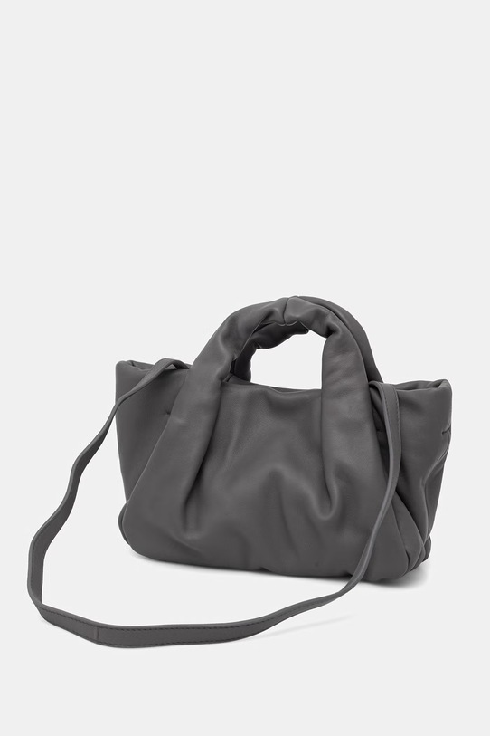 Akcesoria MUNTHE torebka damska skórzana LIXIA 261190026158 szary