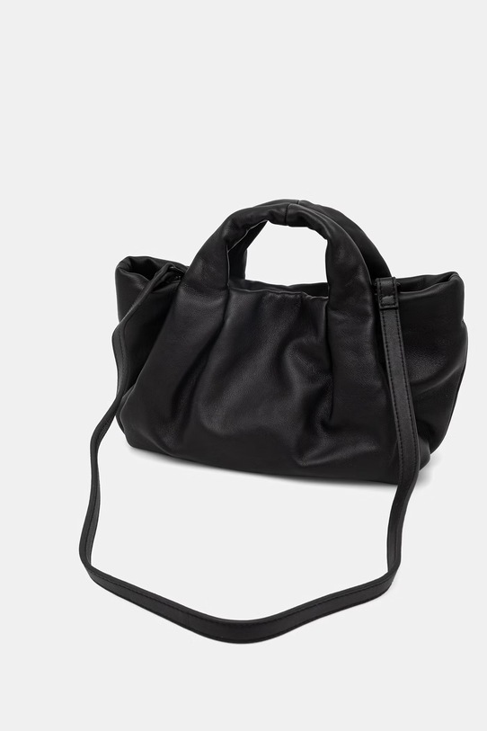 Akcesoria MUNTHE torebka damska skórzana LIXIA 261190026158 czarny