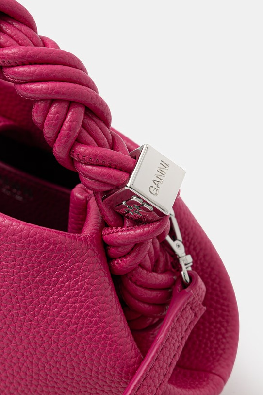 GANNI Bou Mini torebka crossbody damska z imitacji skóry różowy B2100124