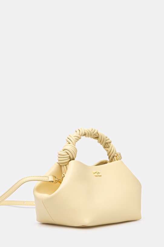 GANNI Bou Small torebka crossbody damska z imitacji skóry B2100147 żółty SS26