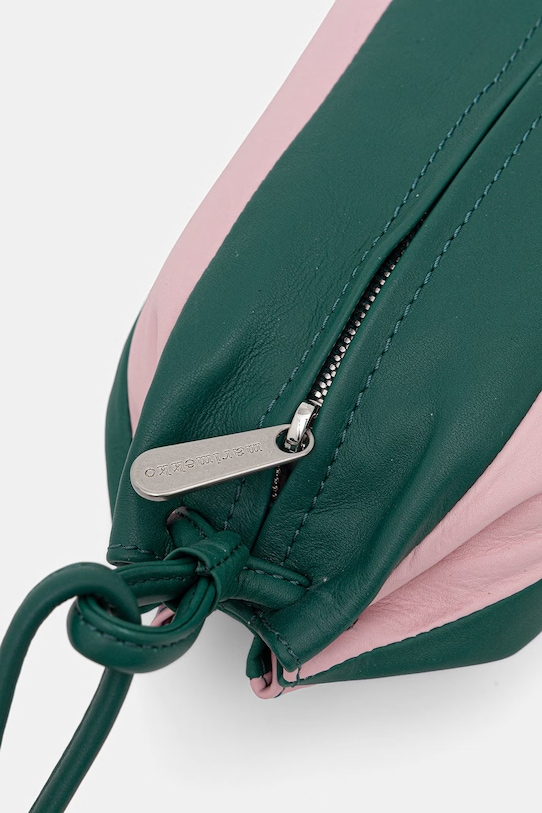 Marimekko crossbody kabelka dámská kožená tyrkysová 095537