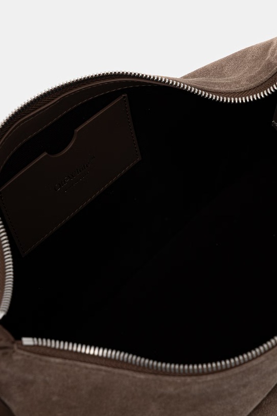 Off-White Dumbo.B torebka damska zamszowa OWNN18OS26LEA001 brązowy