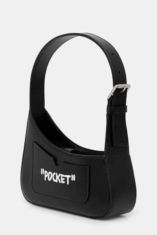 Akcesoria Off-White Jitney torebka damska skórzana OWNN18AC99LEA001 czarny