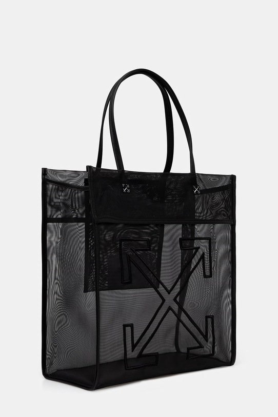 Off-White Market torebka tote damska OWNA23FS26FAB001 czarny SS26