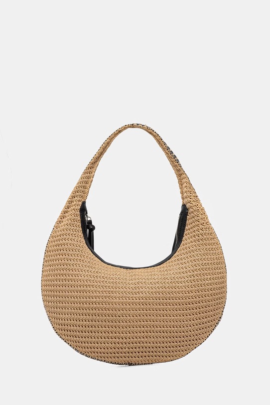 Sisley kabelka rogal dámska pletená béžová 6WUKWY06Q