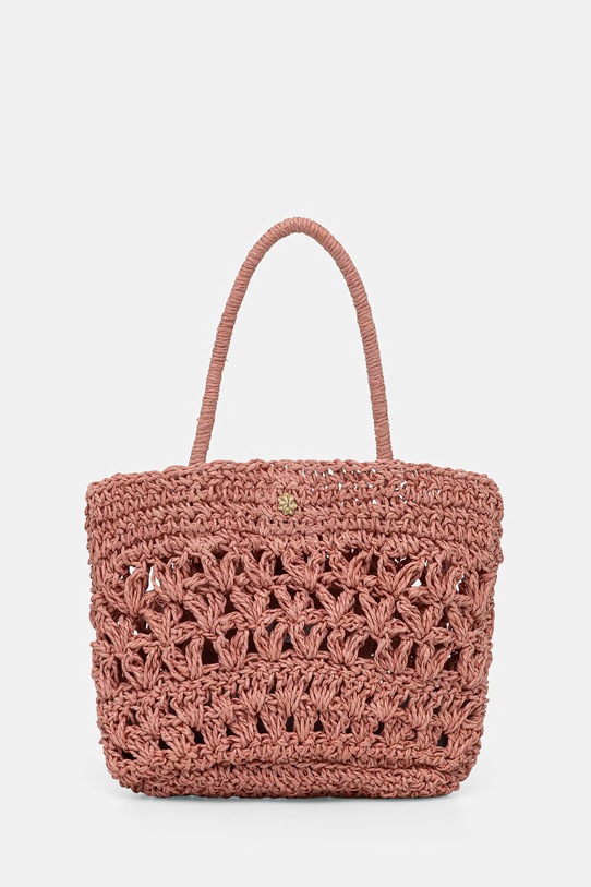 Hoss Intropia torebka damska pleciona różowy 5023108