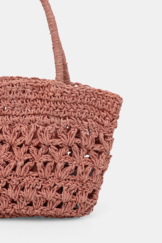 Hoss Intropia torebka damska pleciona różowy 5023108