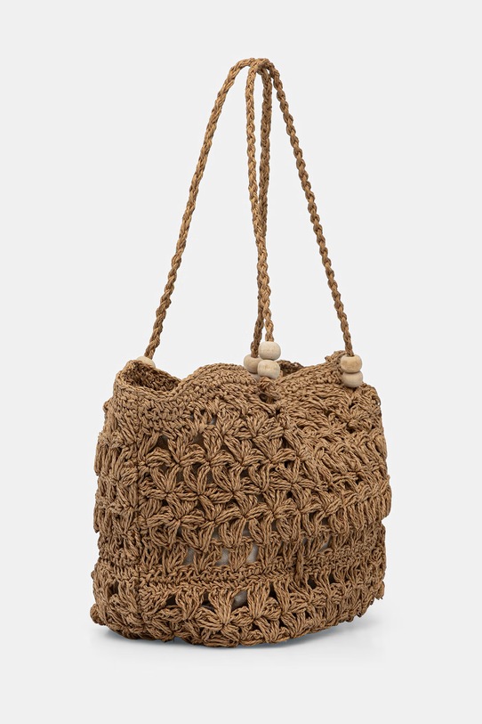 Hoss Intropia torba plażowa damska pleciona 2053148 beżowy SS26