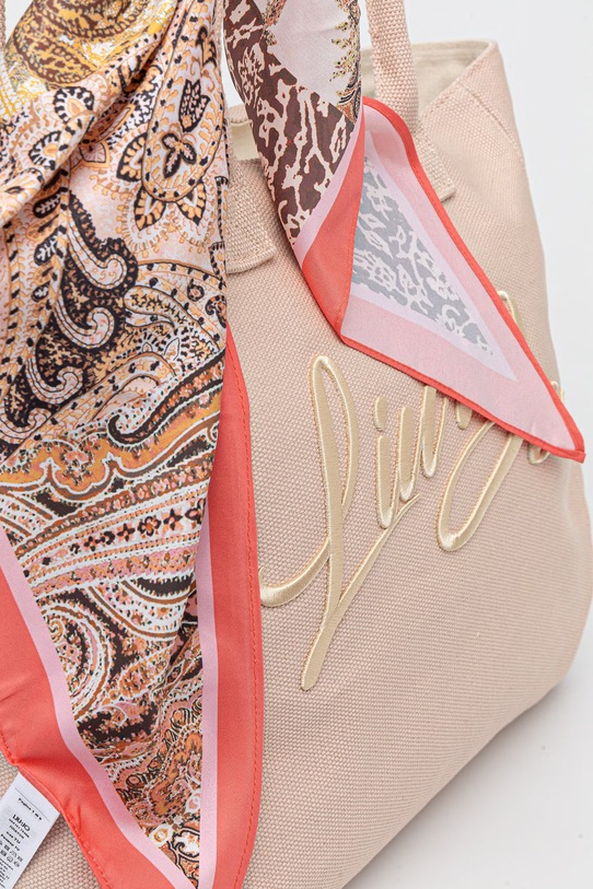 Liu Jo torba plażowa damska bawełniana różowy VA6191.T546A