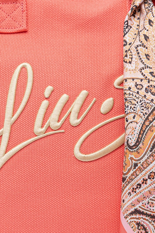 Liu Jo torba plażowa damska bawełniana pomarańczowy VA6191.T546A